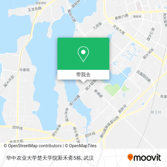 华中农业大学楚天学院新禾斋5栋地图