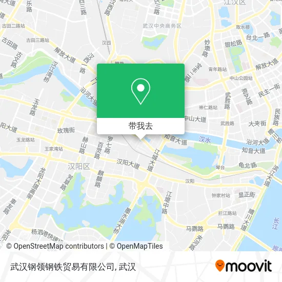 武汉钢领钢铁贸易有限公司地图
