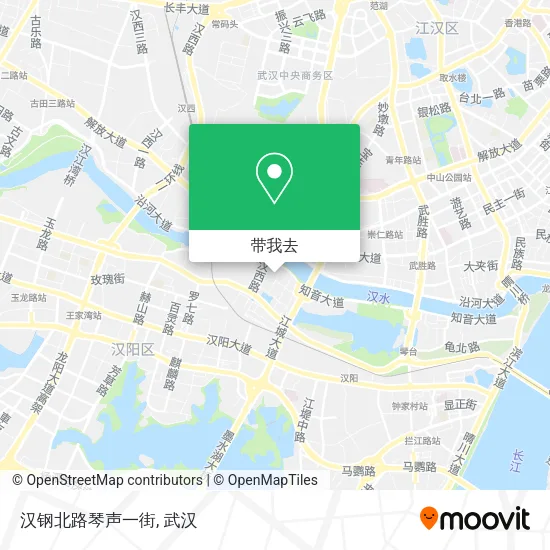 汉钢北路琴声一街地图