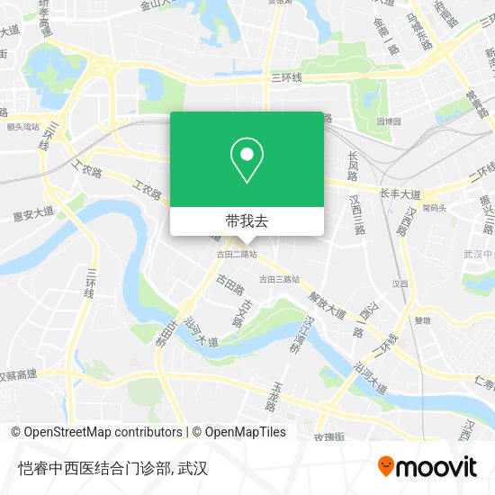 恺睿中西医结合门诊部地图