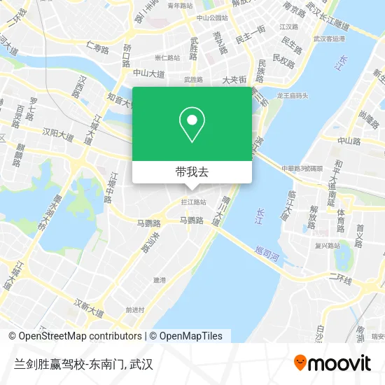 兰剑胜赢驾校-东南门地图