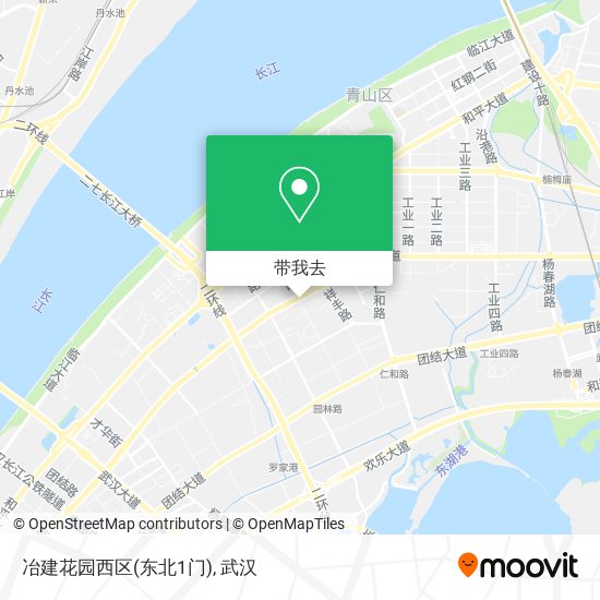 冶建花园西区(东北1门)地图