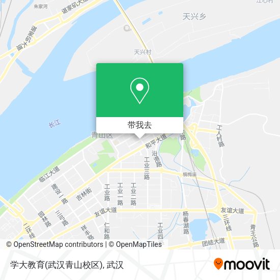 学大教育(武汉青山校区)地图