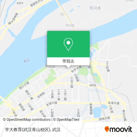 学大教育(武汉青山校区)地图
