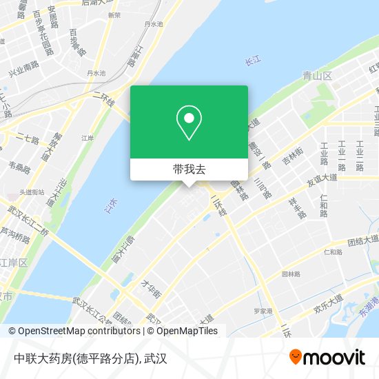 中联大药房(德平路分店)地图