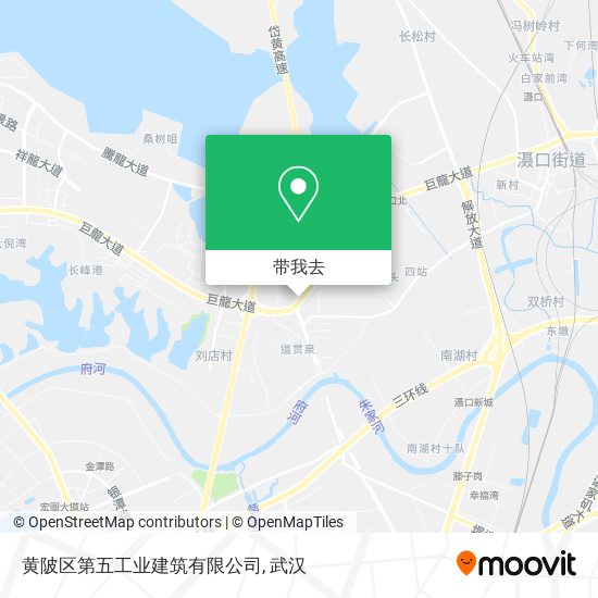 黄陂区第五工业建筑有限公司地图