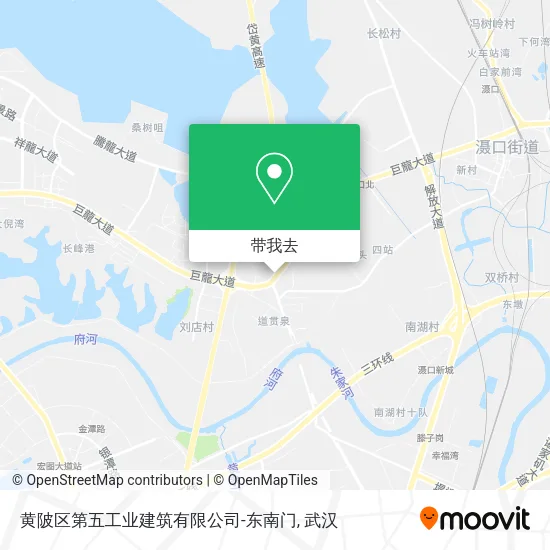 黄陂区第五工业建筑有限公司-东南门地图