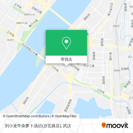 刘小龙牛杂萝卜汤(白沙五路店)地图