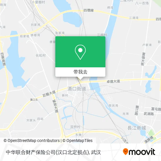 中华联合财产保险公司(汉口北定损点)地图