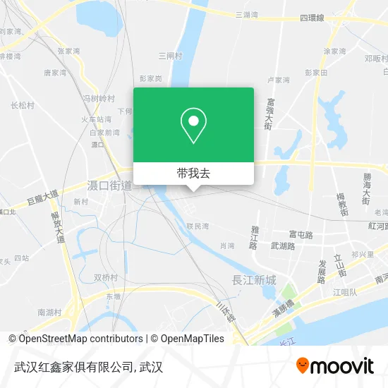 武汉红鑫家俱有限公司地图