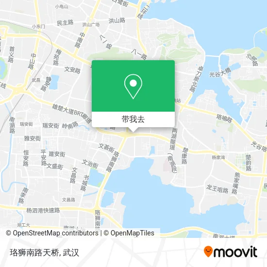 珞狮南路天桥地图