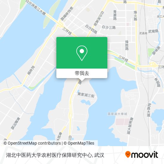 湖北中医药大学农村医疗保障研究中心地图