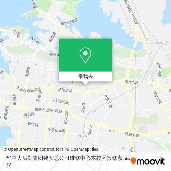 华中大后勤集团建安总公司维修中心东校区报修点地图
