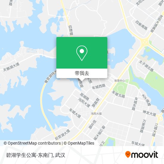 碧湖学生公寓-东南门地图