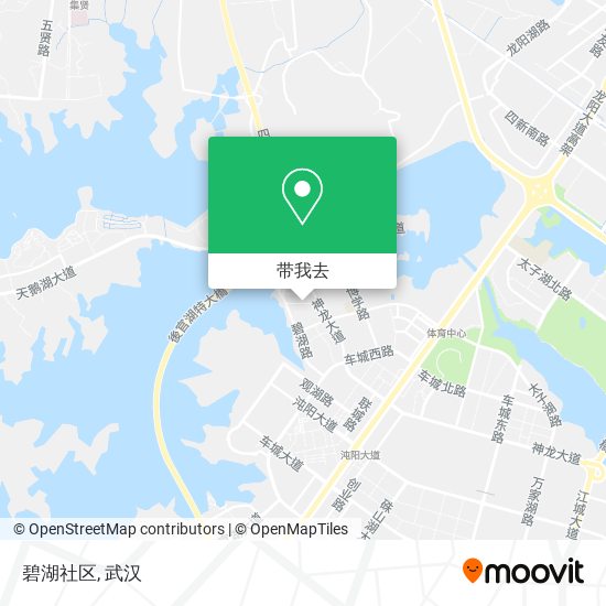 碧湖社区地图