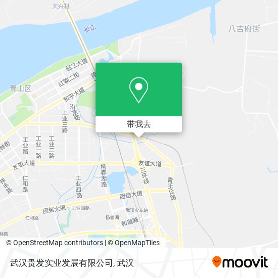 武汉贵发实业发展有限公司地图