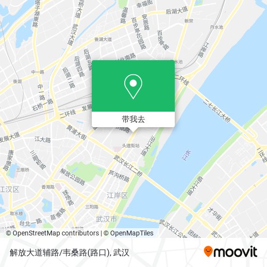 解放大道辅路/韦桑路(路口)地图