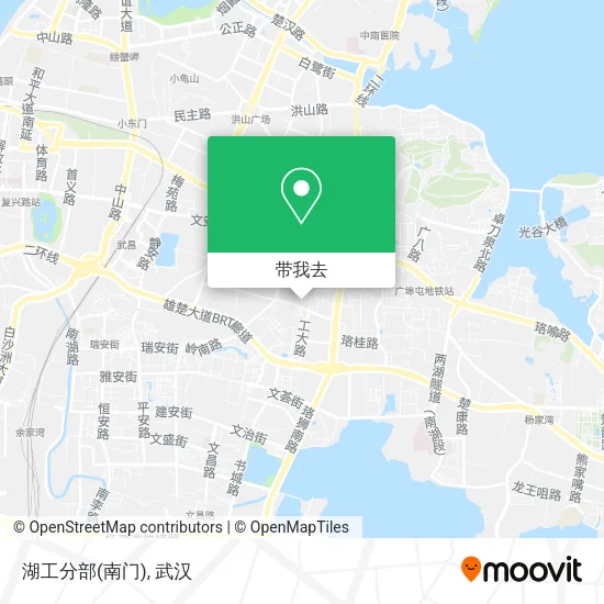 湖工分部(南门)地图