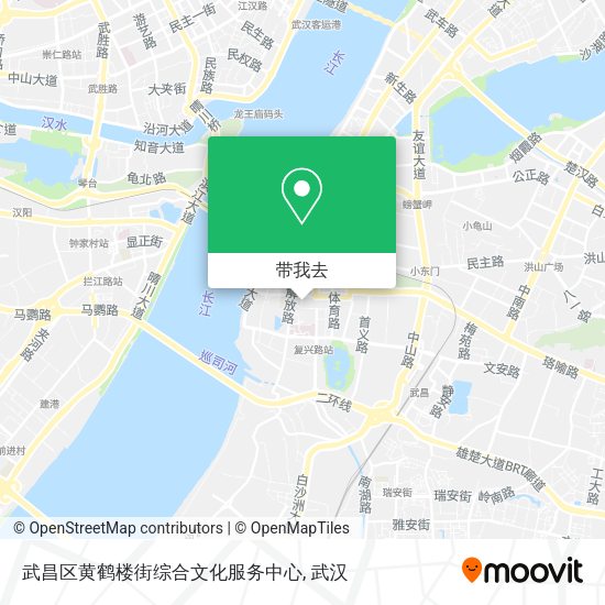 武昌区黄鹤楼街综合文化服务中心地图