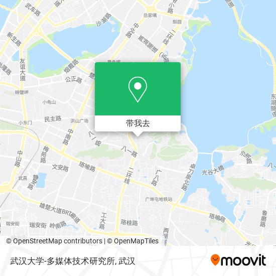 武汉大学-多媒体技术研究所地图