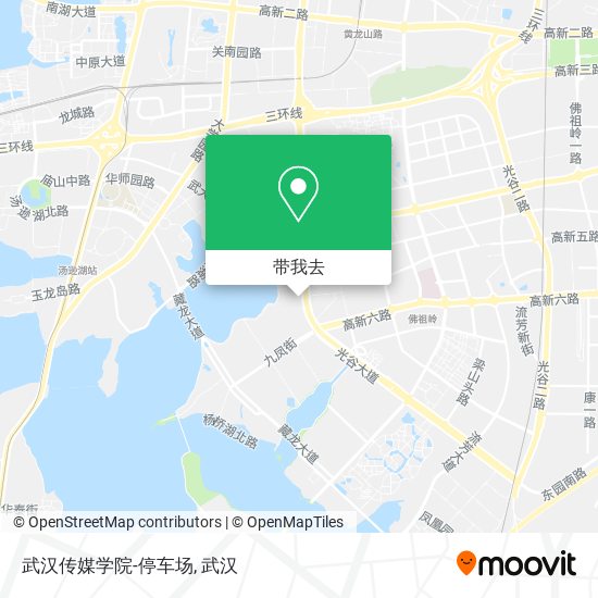 武汉传媒学院-停车场地图