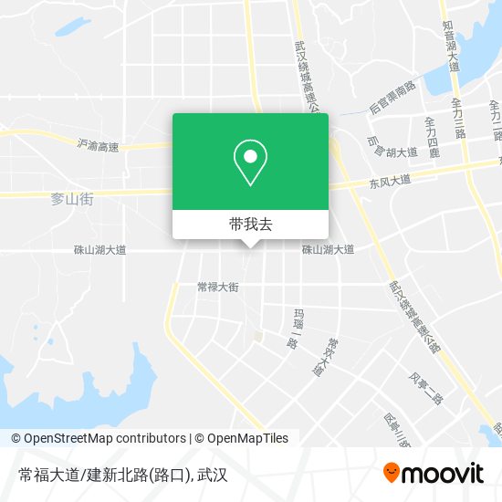 常福大道/建新北路(路口)地图