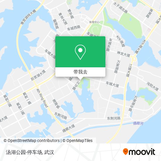 汤湖公园-停车场地图