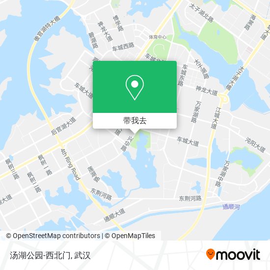 汤湖公园-西北门地图