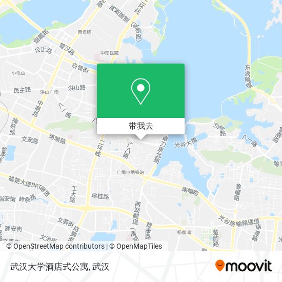 武汉大学酒店式公寓地图