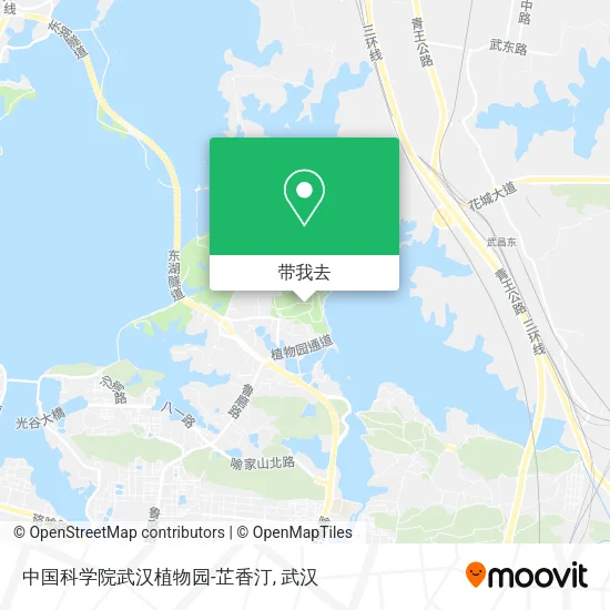 中国科学院武汉植物园-芷香汀地图
