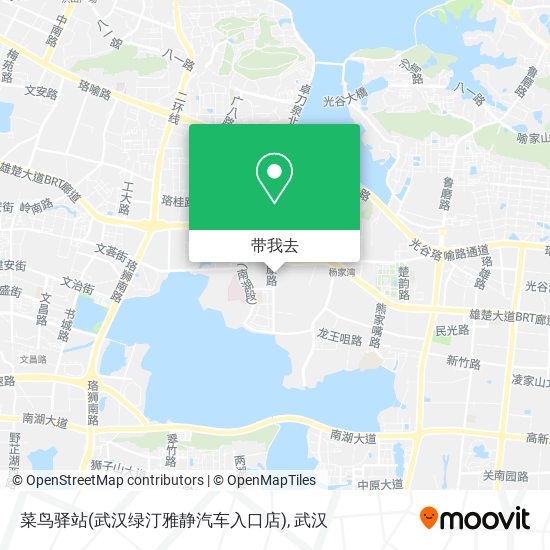 菜鸟驿站(武汉绿汀雅静汽车入口店)地图