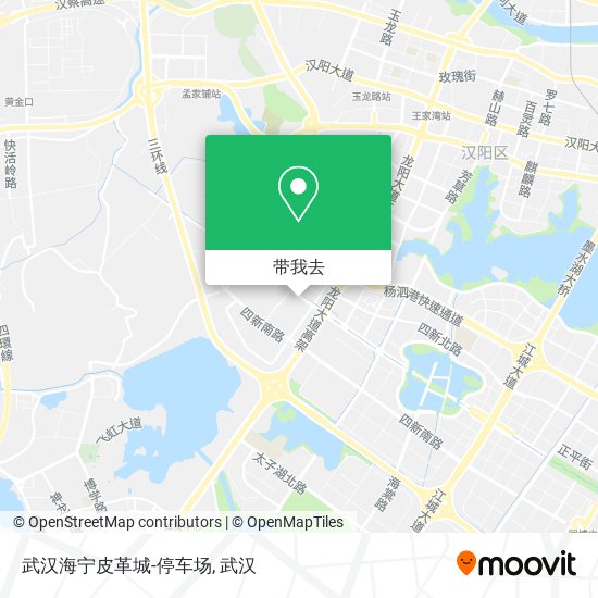 武汉海宁皮革城-停车场地图