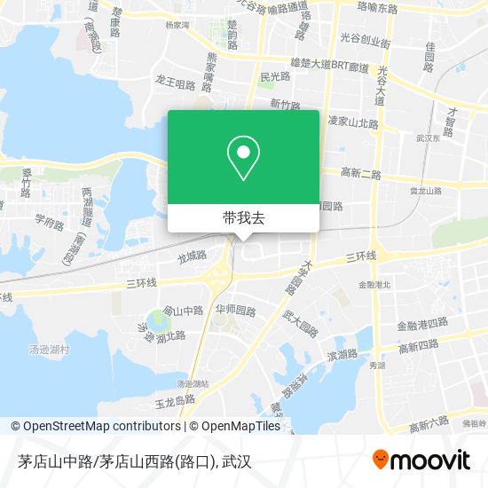 茅店山中路/茅店山西路(路口)地图