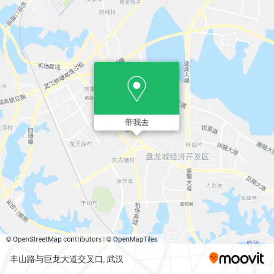 丰山路与巨龙大道交叉口地图