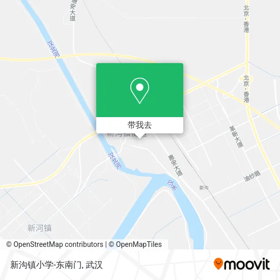 新沟镇小学-东南门地图
