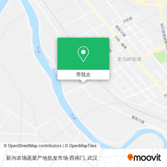 新沟农场蔬菜产地批发市场-西南门地图