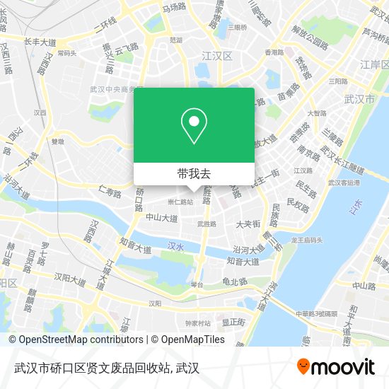 武汉市硚口区贤文废品回收站地图