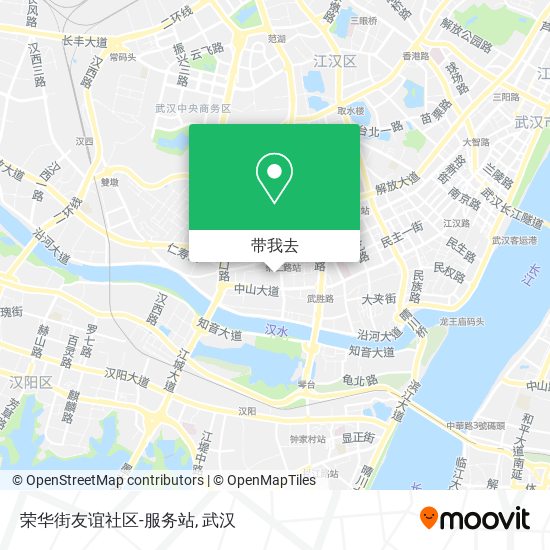 荣华街友谊社区-服务站地图