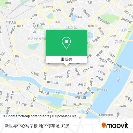 新世界中心写字楼-地下停车场地图