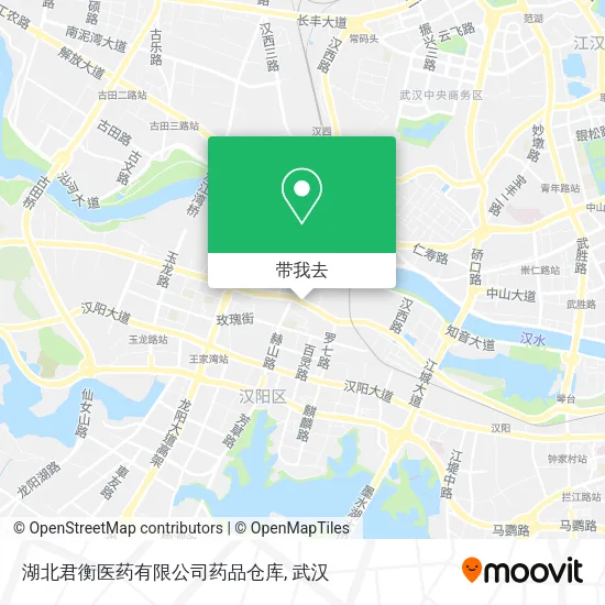 湖北君衡医药有限公司药品仓库地图