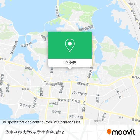 华中科技大学-留学生宿舍地图