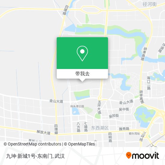 九坤·新城1号-东南门地图