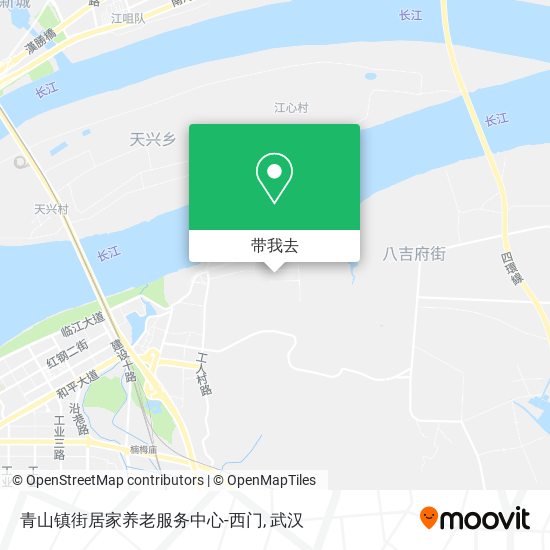 青山镇街居家养老服务中心-西门地图