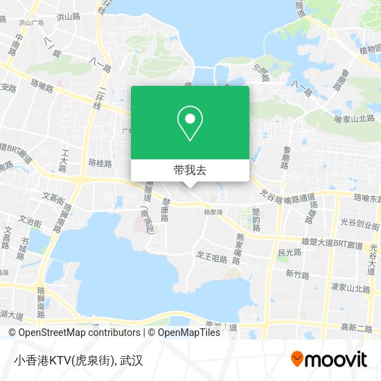 小香港KTV(虎泉街)地图