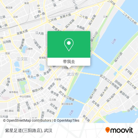 紫星足道(三阳路店)地图