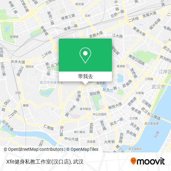 Xfit健身私教工作室(汉口店)地图