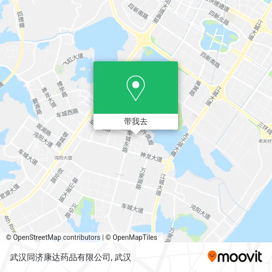 武汉同济康达药品有限公司地图
