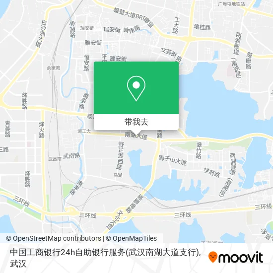 中国工商银行24h自助银行服务(武汉南湖大道支行)地图