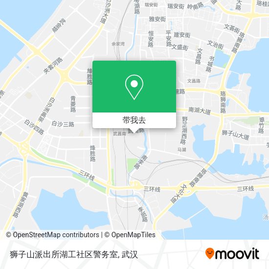 狮子山派出所湖工社区警务室地图