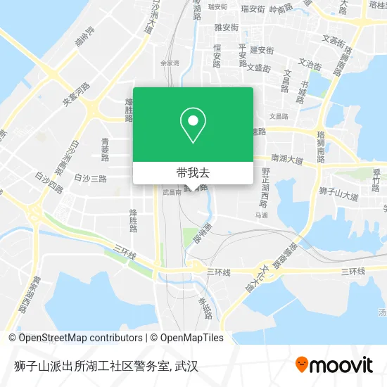 狮子山派出所湖工社区警务室地图